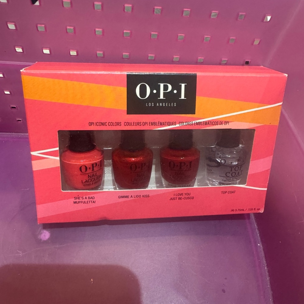 OPI Los Angeles Nail Polish Trio - Red